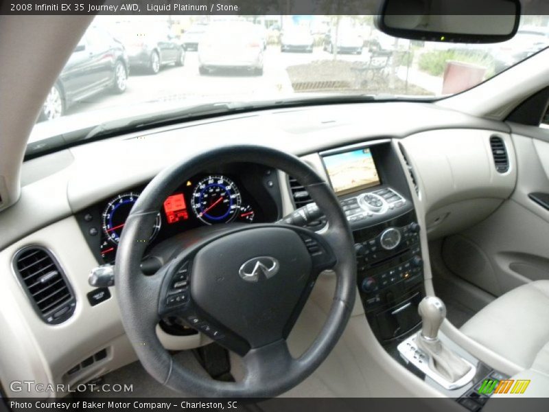 Liquid Platinum / Stone 2008 Infiniti EX 35 Journey AWD