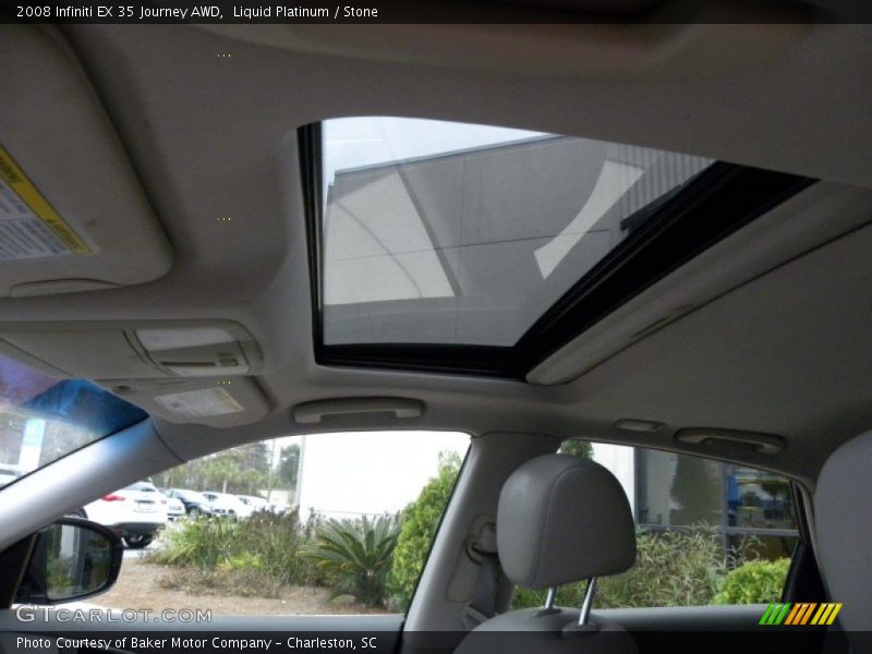 Liquid Platinum / Stone 2008 Infiniti EX 35 Journey AWD