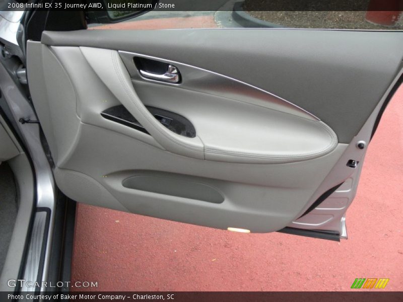 Liquid Platinum / Stone 2008 Infiniti EX 35 Journey AWD