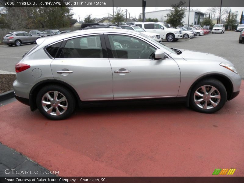 Liquid Platinum / Stone 2008 Infiniti EX 35 Journey AWD