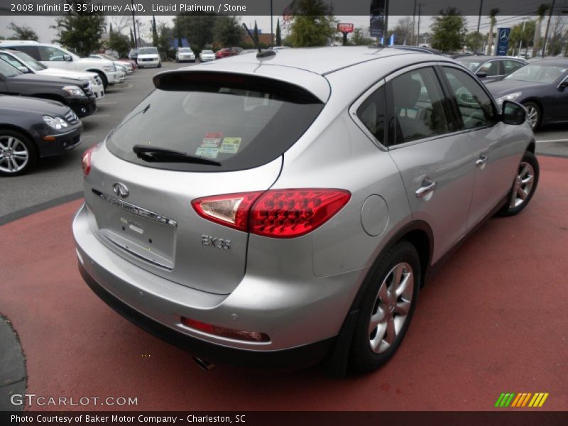 Liquid Platinum / Stone 2008 Infiniti EX 35 Journey AWD