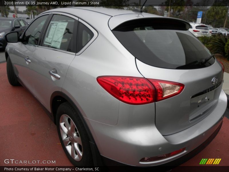 Liquid Platinum / Stone 2008 Infiniti EX 35 Journey AWD