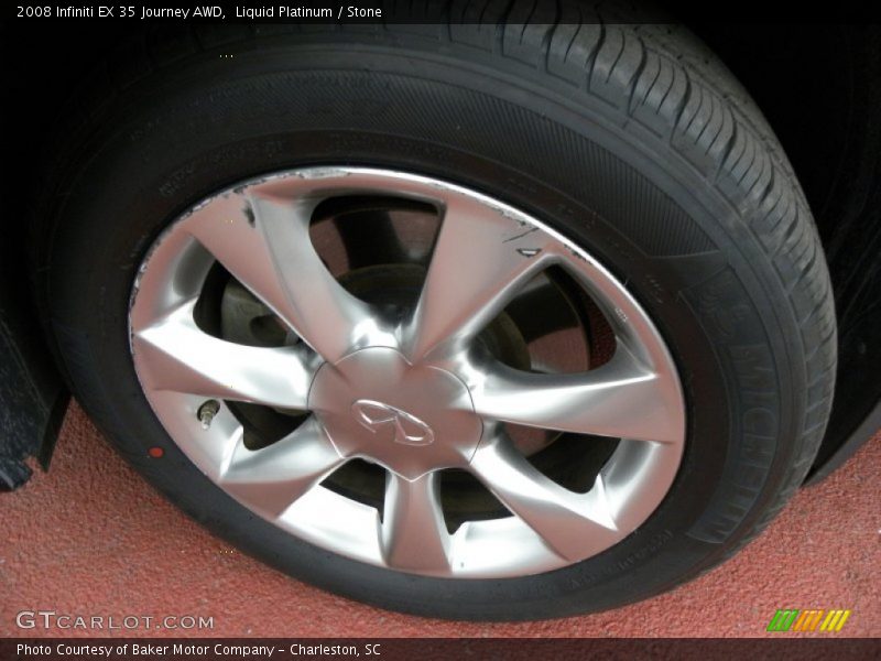 Liquid Platinum / Stone 2008 Infiniti EX 35 Journey AWD