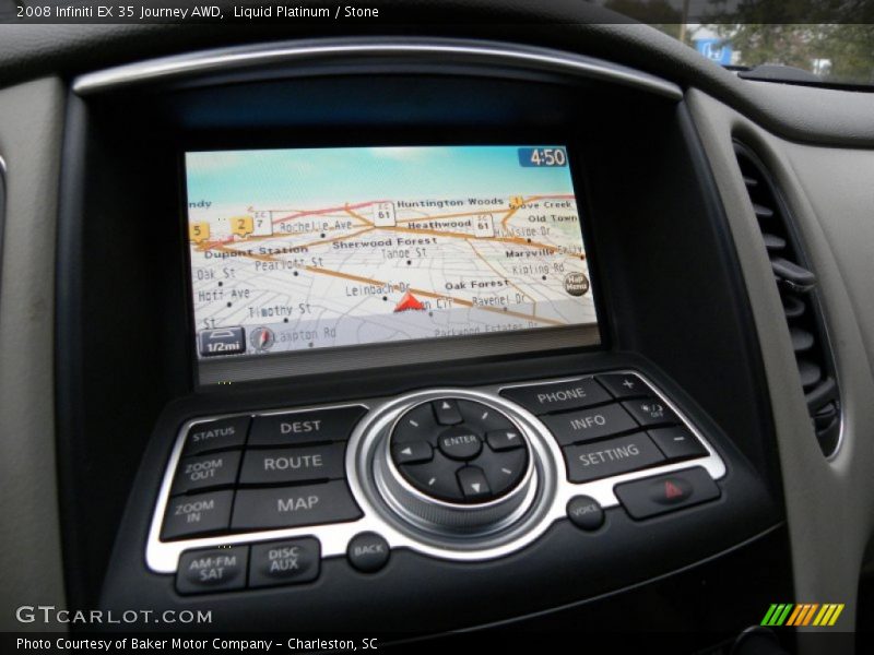Liquid Platinum / Stone 2008 Infiniti EX 35 Journey AWD