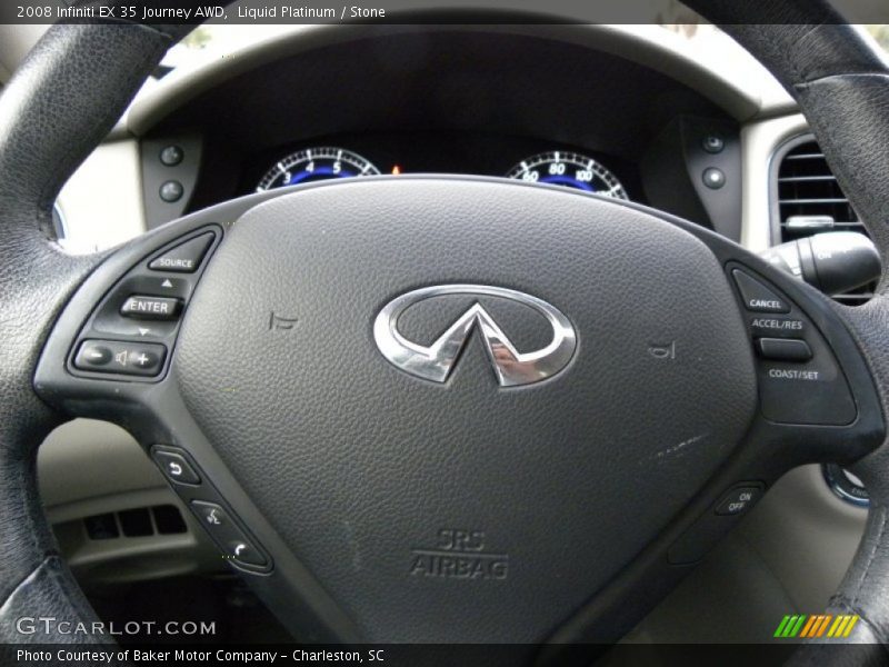 Liquid Platinum / Stone 2008 Infiniti EX 35 Journey AWD