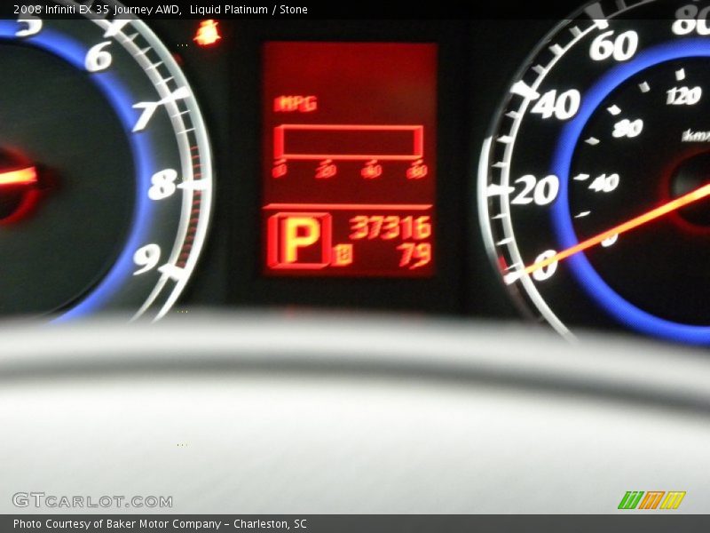 Liquid Platinum / Stone 2008 Infiniti EX 35 Journey AWD