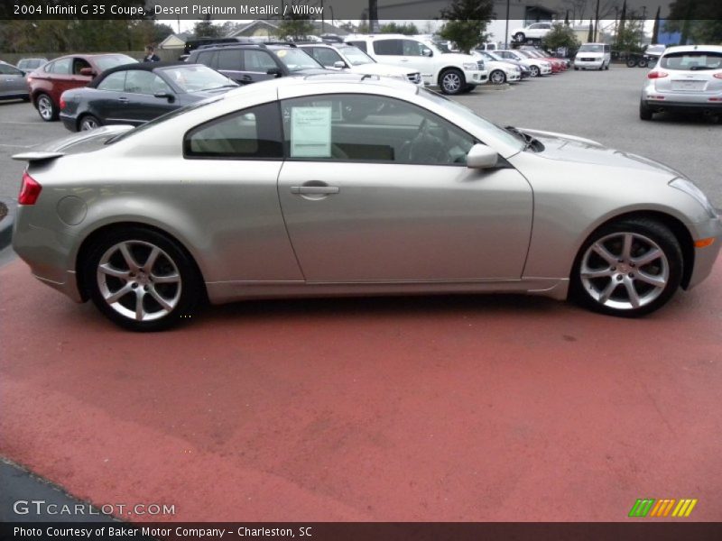 Desert Platinum Metallic / Willow 2004 Infiniti G 35 Coupe