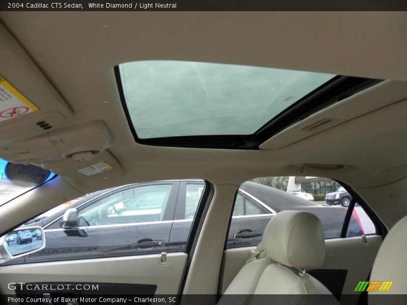 White Diamond / Light Neutral 2004 Cadillac CTS Sedan