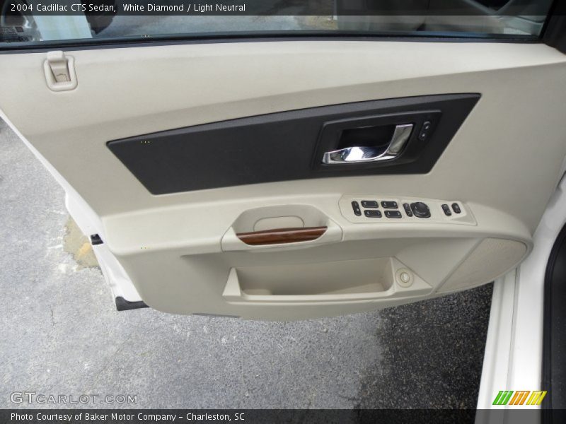 White Diamond / Light Neutral 2004 Cadillac CTS Sedan