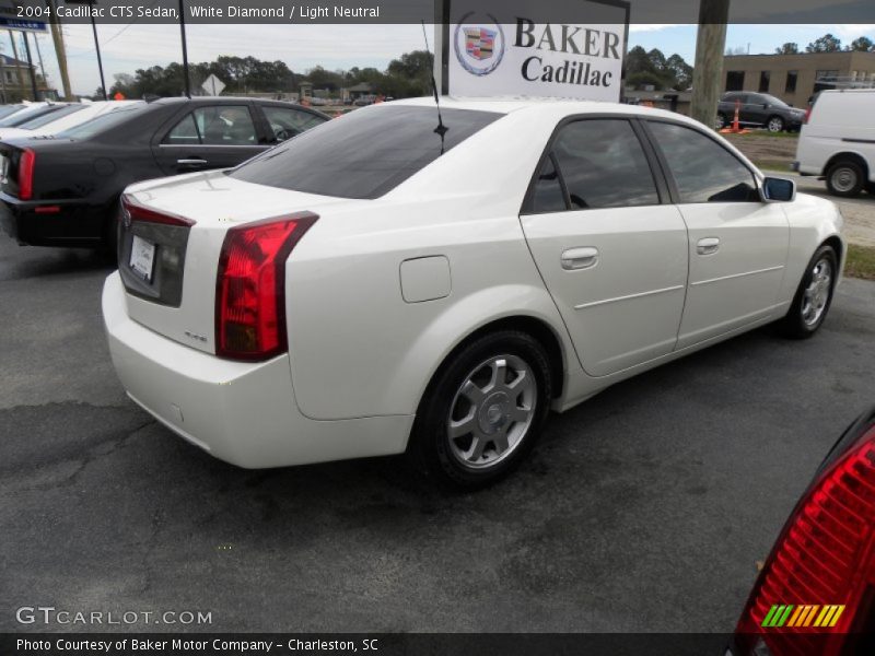 White Diamond / Light Neutral 2004 Cadillac CTS Sedan