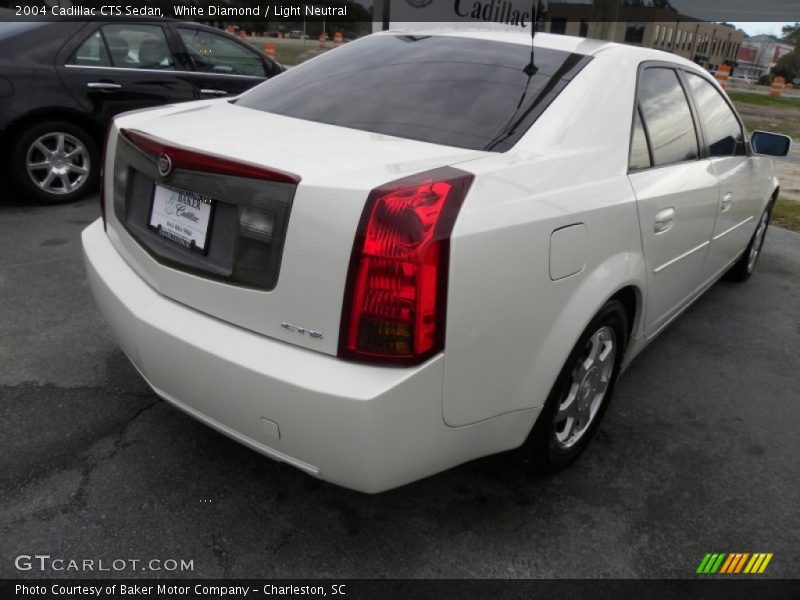 White Diamond / Light Neutral 2004 Cadillac CTS Sedan