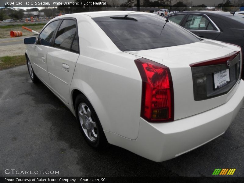 White Diamond / Light Neutral 2004 Cadillac CTS Sedan