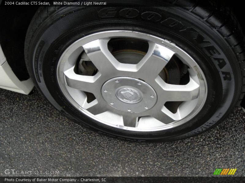 White Diamond / Light Neutral 2004 Cadillac CTS Sedan
