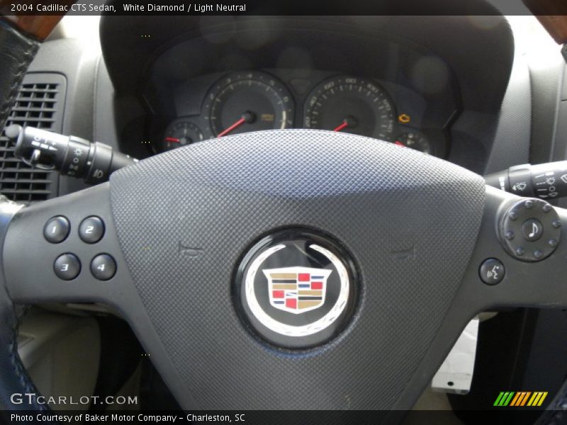 White Diamond / Light Neutral 2004 Cadillac CTS Sedan