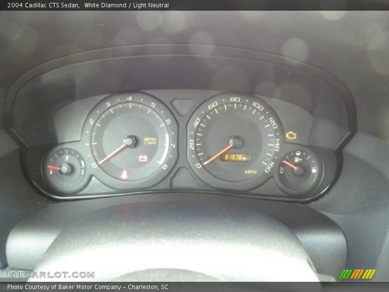 White Diamond / Light Neutral 2004 Cadillac CTS Sedan