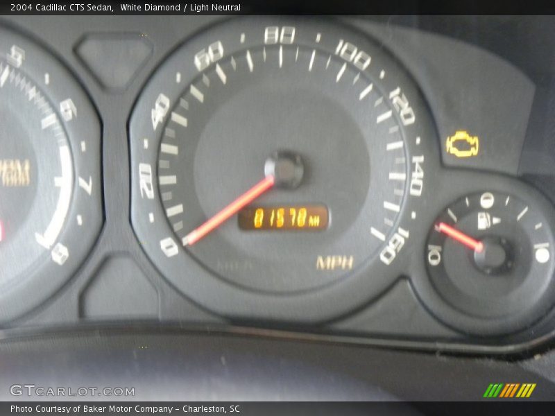White Diamond / Light Neutral 2004 Cadillac CTS Sedan
