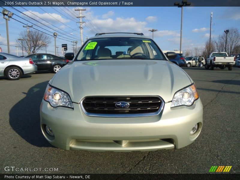 Champagne Gold Opalescent / Taupe 2006 Subaru Outback 2.5i Wagon