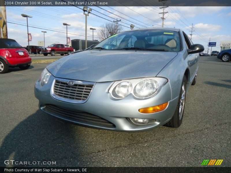Butane Blue Pearl / Light Taupe 2004 Chrysler 300 M Sedan