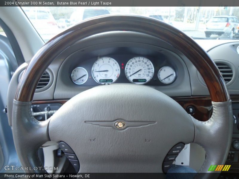 Butane Blue Pearl / Light Taupe 2004 Chrysler 300 M Sedan