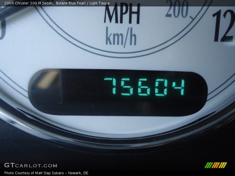 Butane Blue Pearl / Light Taupe 2004 Chrysler 300 M Sedan