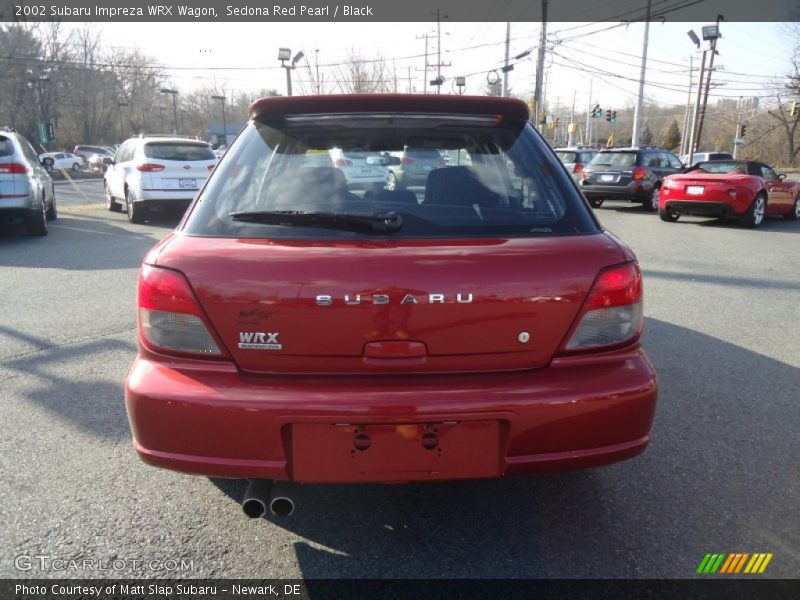 Sedona Red Pearl / Black 2002 Subaru Impreza WRX Wagon
