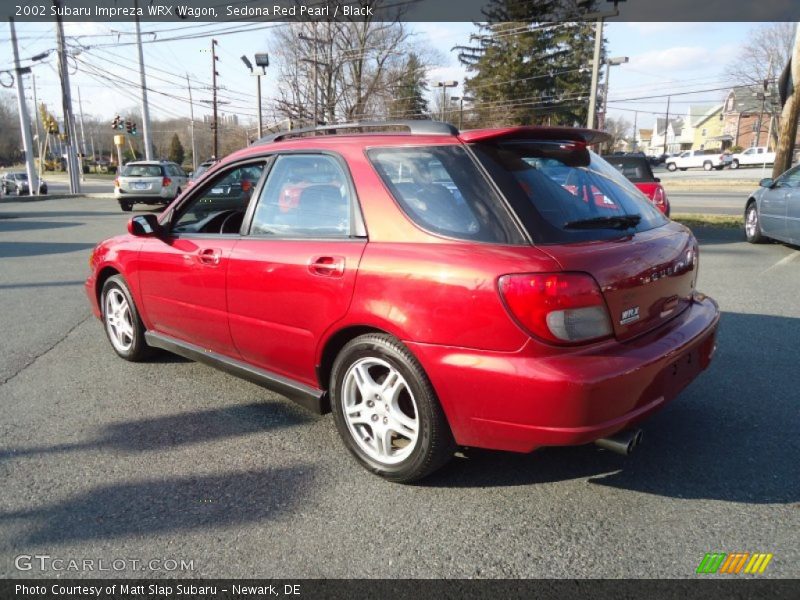 Sedona Red Pearl / Black 2002 Subaru Impreza WRX Wagon