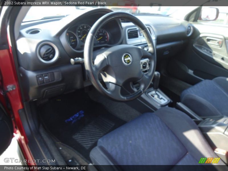Sedona Red Pearl / Black 2002 Subaru Impreza WRX Wagon