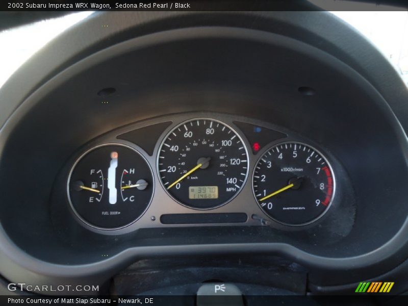 Sedona Red Pearl / Black 2002 Subaru Impreza WRX Wagon