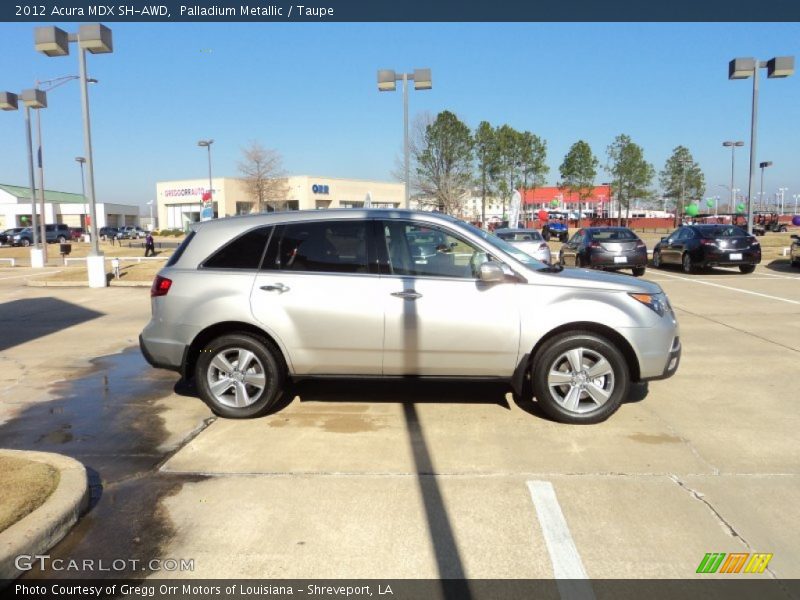 Palladium Metallic / Taupe 2012 Acura MDX SH-AWD