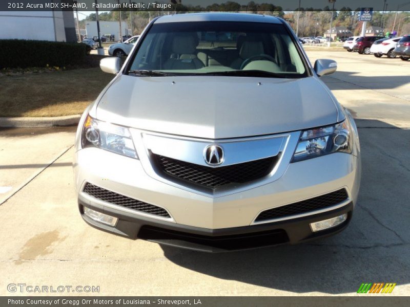Palladium Metallic / Taupe 2012 Acura MDX SH-AWD