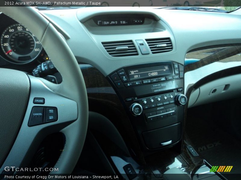 Palladium Metallic / Taupe 2012 Acura MDX SH-AWD