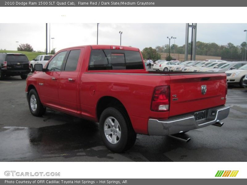 Flame Red / Dark Slate/Medium Graystone 2010 Dodge Ram 1500 SLT Quad Cab