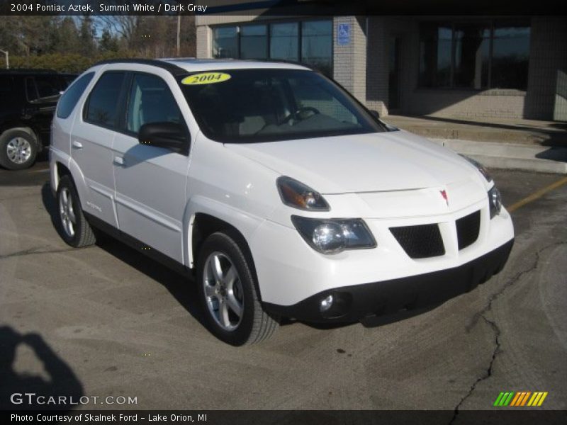 Summit White / Dark Gray 2004 Pontiac Aztek