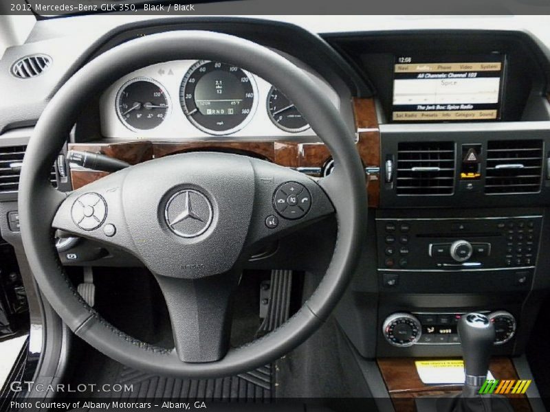 Black / Black 2012 Mercedes-Benz GLK 350