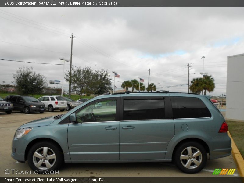 Antigua Blue Metallic / Gobi Beige 2009 Volkswagen Routan SE