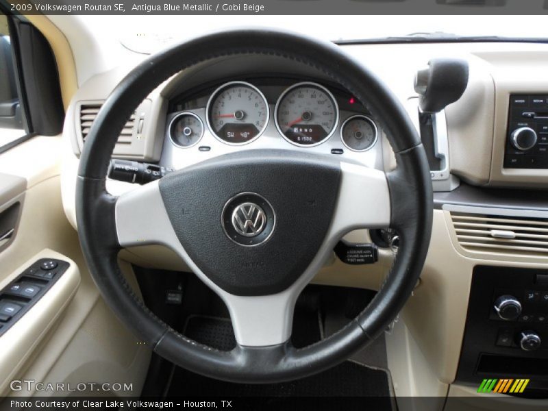 Antigua Blue Metallic / Gobi Beige 2009 Volkswagen Routan SE
