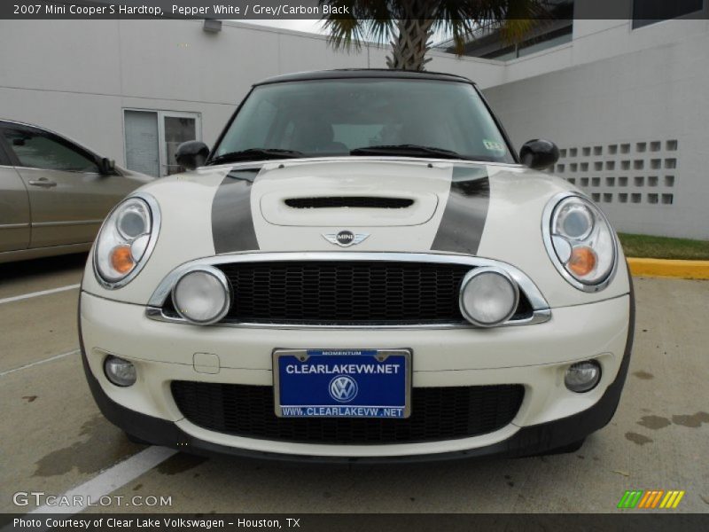 Pepper White / Grey/Carbon Black 2007 Mini Cooper S Hardtop