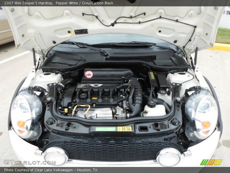 Pepper White / Grey/Carbon Black 2007 Mini Cooper S Hardtop