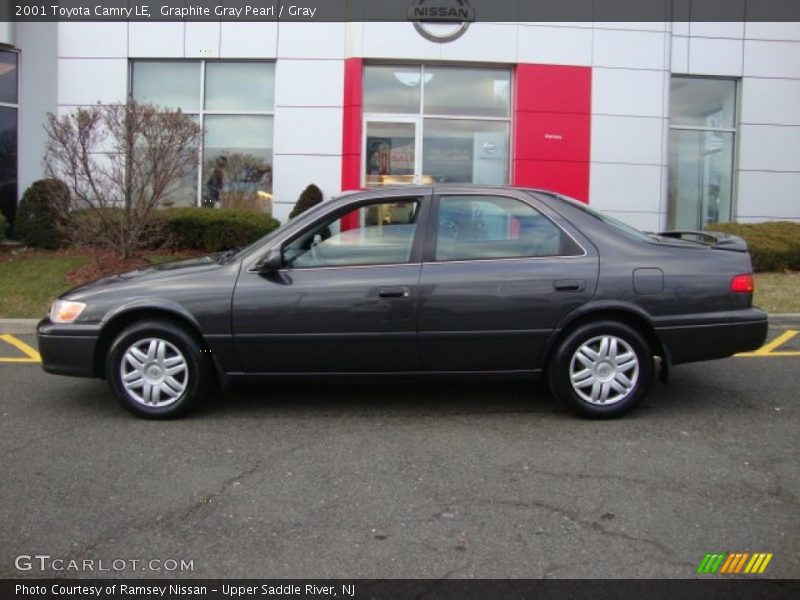 Graphite Gray Pearl / Gray 2001 Toyota Camry LE