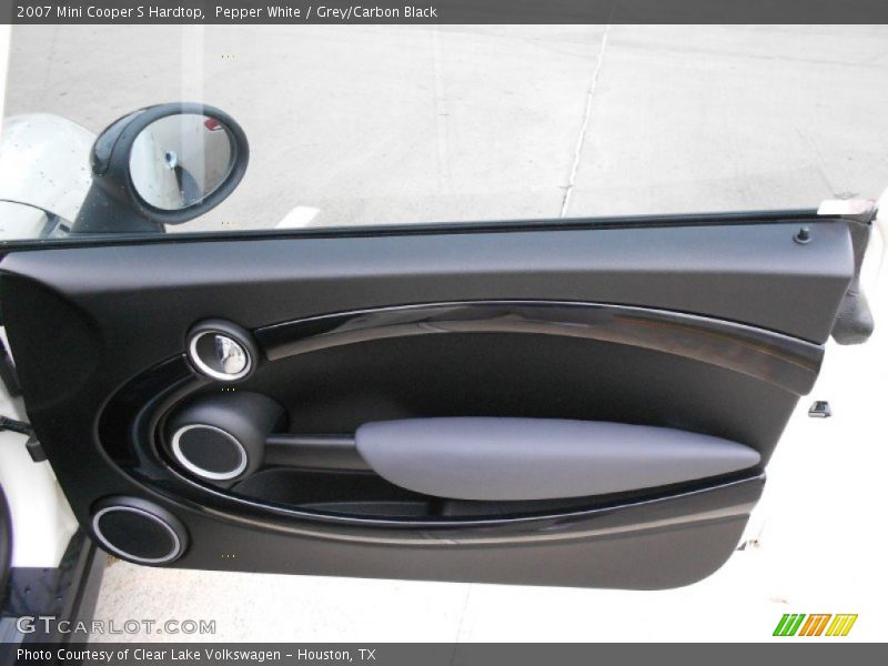 Pepper White / Grey/Carbon Black 2007 Mini Cooper S Hardtop