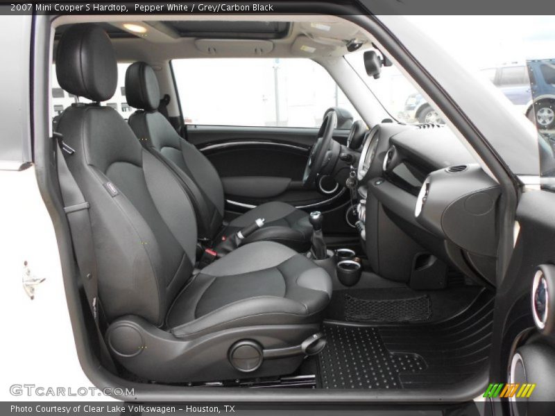 Pepper White / Grey/Carbon Black 2007 Mini Cooper S Hardtop