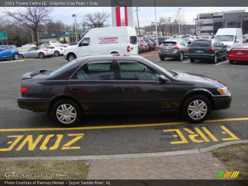 Graphite Gray Pearl / Gray 2001 Toyota Camry LE