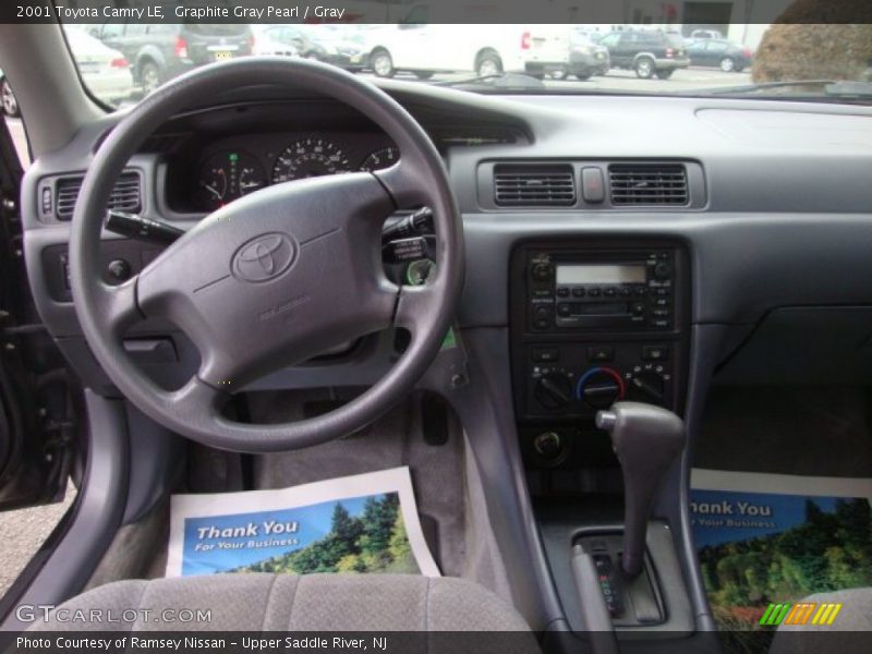 Graphite Gray Pearl / Gray 2001 Toyota Camry LE