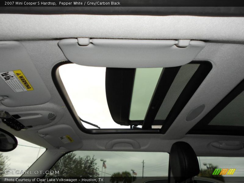 Pepper White / Grey/Carbon Black 2007 Mini Cooper S Hardtop