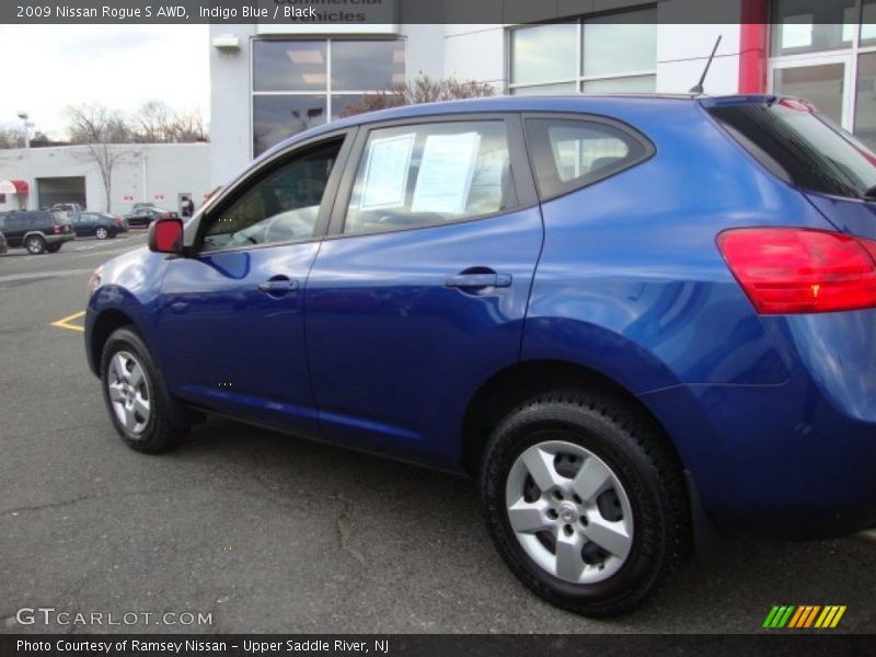 Indigo Blue / Black 2009 Nissan Rogue S AWD