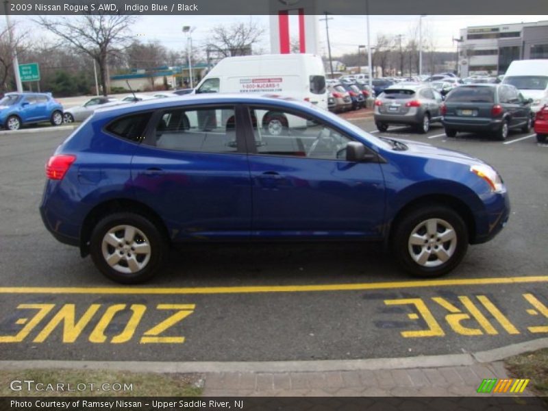 Indigo Blue / Black 2009 Nissan Rogue S AWD