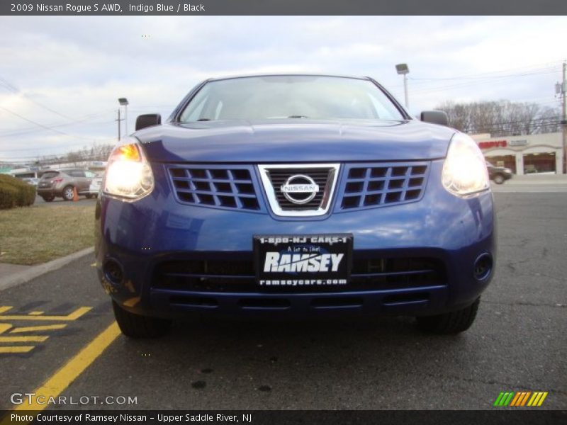 Indigo Blue / Black 2009 Nissan Rogue S AWD