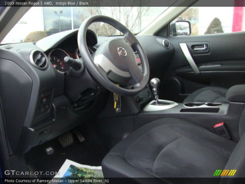 Indigo Blue / Black 2009 Nissan Rogue S AWD