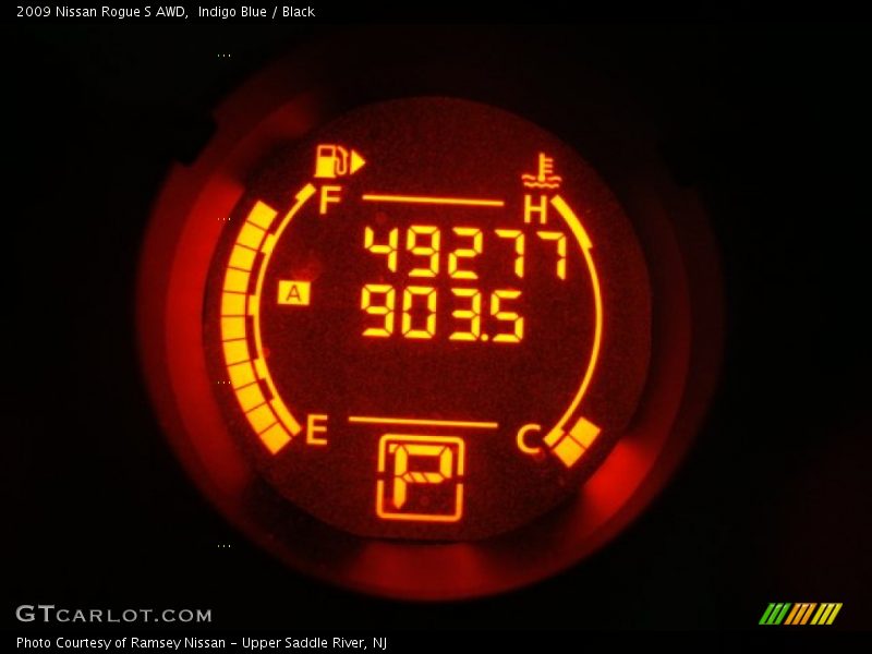 Indigo Blue / Black 2009 Nissan Rogue S AWD