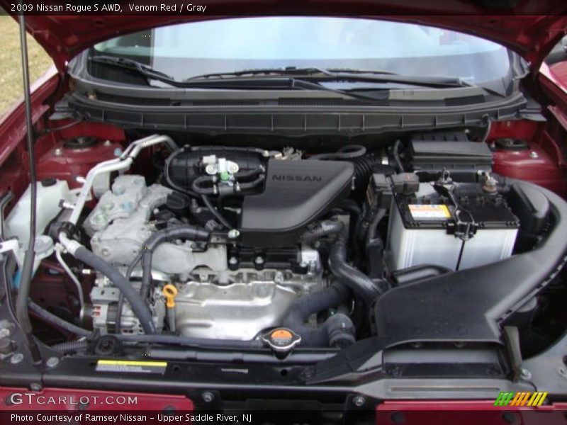 Venom Red / Gray 2009 Nissan Rogue S AWD